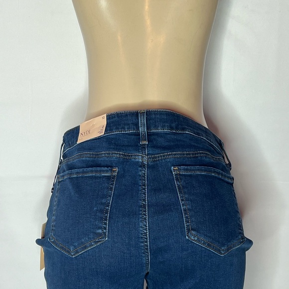 NYDJ SHERI SLIM QUINN DENIM JEAN SIZE 10 - Picture 5 of 5